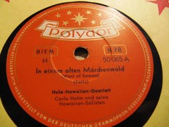 CARLO HOLM Hula Hawaiian Quartett West of Samoa Roter Mond von Haiti FT POLYDOR