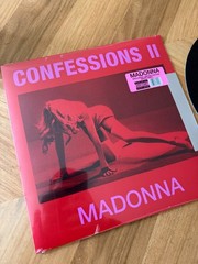 MADONNA SEALED CONFESSIONS II 12” WHITE VINYL INDIE & PROMO SLIPMAT COLLECTIBLE