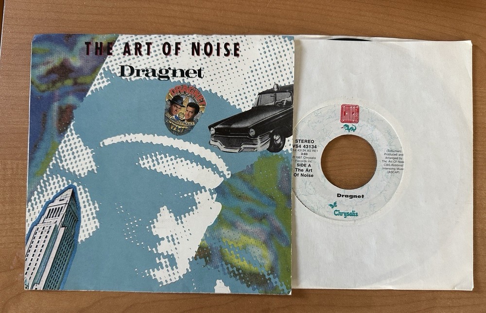 The Art Of Noise / Dragnet / 45 w/PS / 1987 / NM