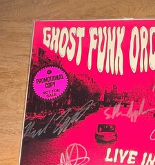 Vinyl GHOST FUNK ORCHESTRA LIVE IN EUROPE Record Signed Full Band RSD26