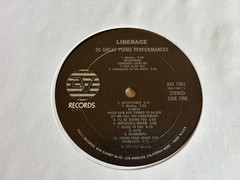 Liberace 20 Great Piano Performances Instrumental Piano VINYL 75 AVI Records LP