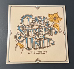 Clay Street Unit – Sin & Squalor – Blue [Pre Owned Vinyl LP] Blue, Colored