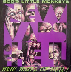 Rock Vinyl LP God’s Little Monkeys New Maps Of Hell LP 1989 Folk (NM)