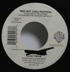 Red Hot Chili Peppers 45 7″ Scar Tissue – 90’s 2000’s Rock Pop Rare