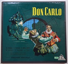 Don Carlo/Previtali 4 LP Box Set/ Booklet. Italy. Cetra LPC 1234 Opera 1951 RARE