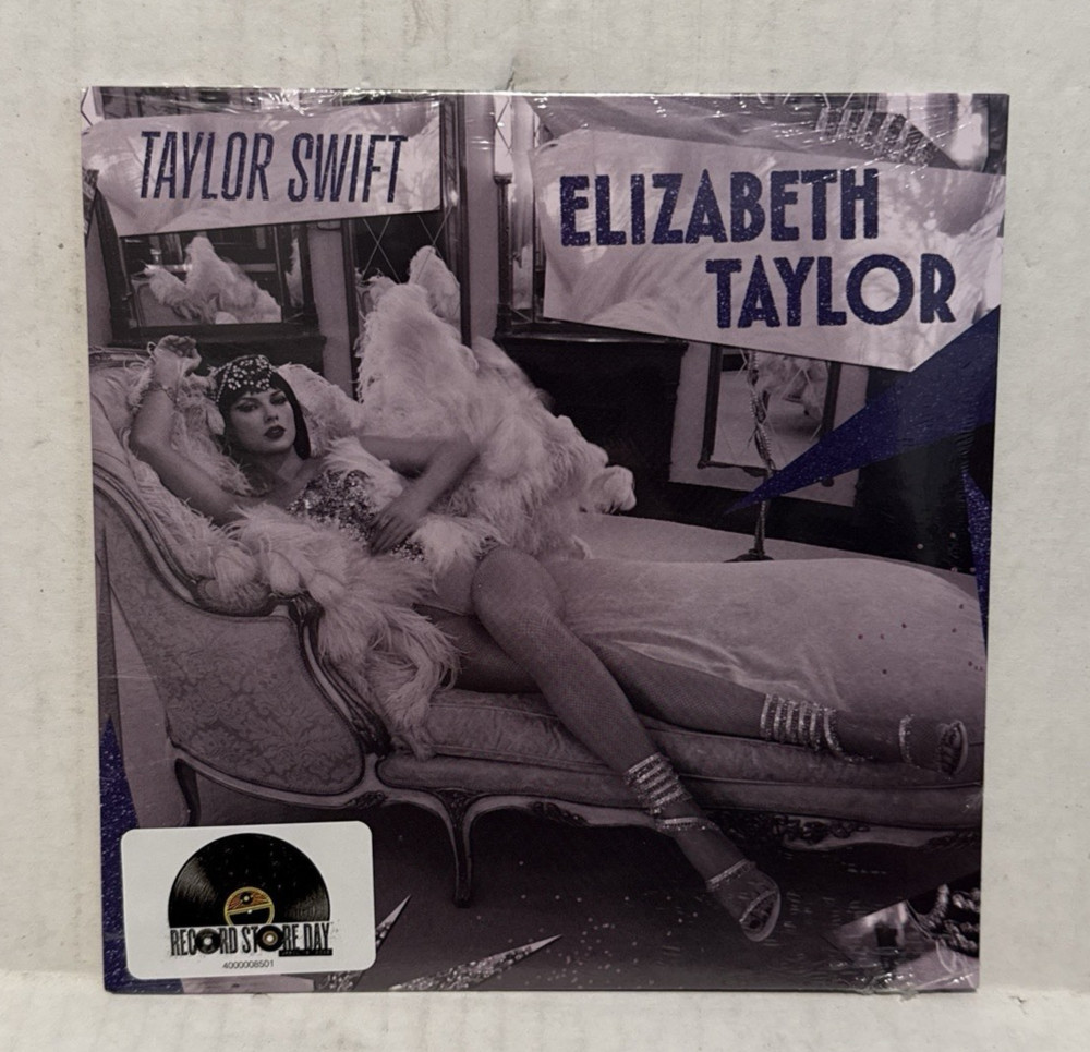 Sealed Taylor Swift Elizabeth Purple Glitter Vinyl 7 Single Record Store Day New