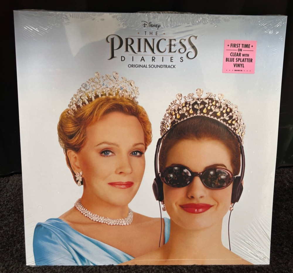 The Princess Diaries – Original Soundtrack – Clear Blue Splatter 2 LP Vinyl NEW!