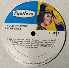 Las Nevarez ‎– Voces En Ritmo (LP, 1971?) Latin Pop Rock Mexico Peerless