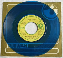 KATE BUSH -Symphony In Blue- Ultra Rare Canadian Blue Vinyl 7” Mono/Stereo Promo