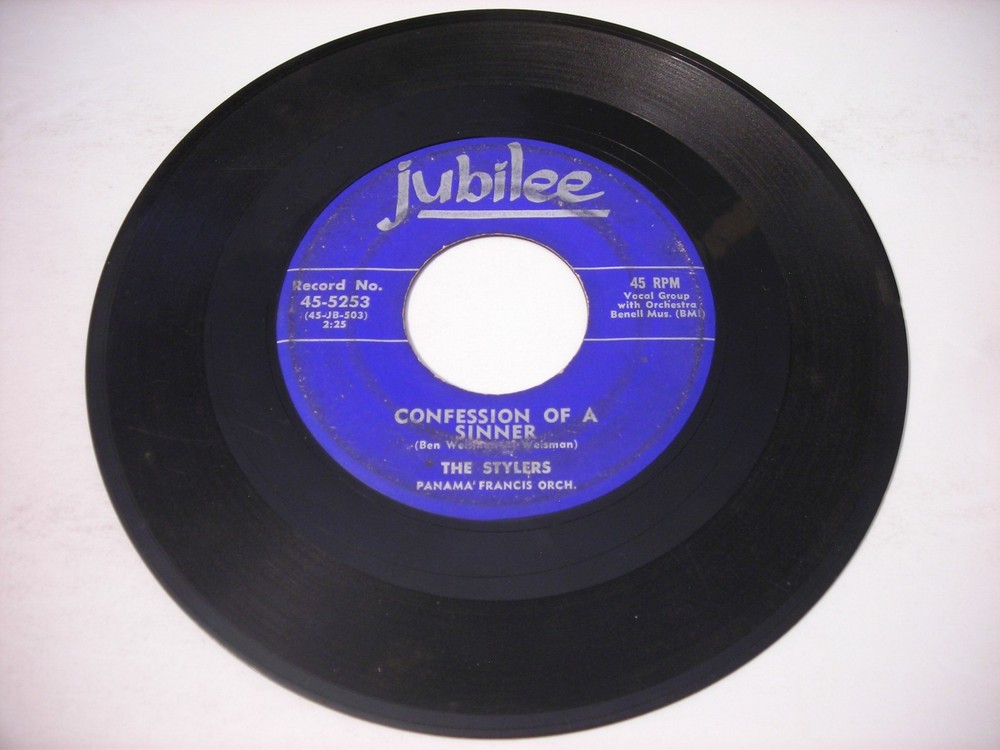 The Stylers Confession of a Sinner / Gonna Tell ‘Em 1956 45rpm