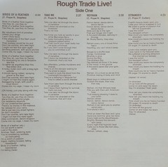 Rough Trade – Rough Trade Live! (LP) (Very Good Plus (VG+)) – 4054747912