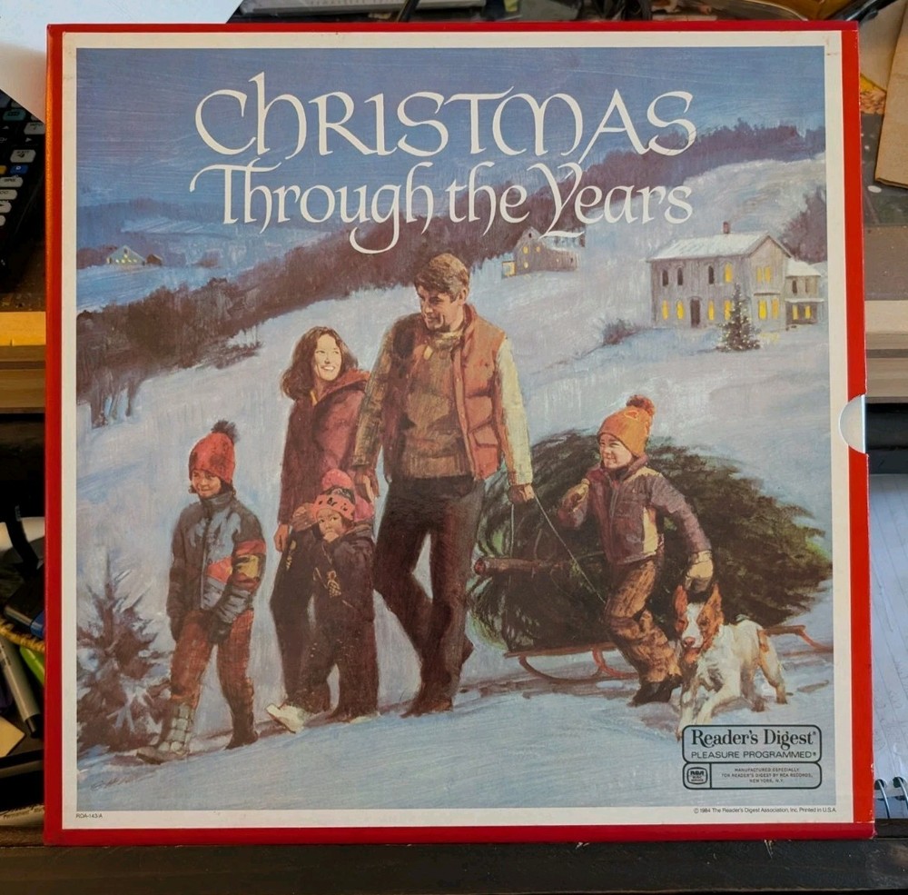 Vintage Christmas Through the Years Reader’s Digest Box Set Vinyl 5Lp VG++ Wow