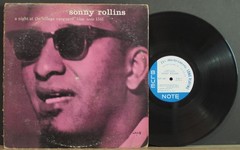 SONNY ROLLINS A NIGHT AT THE VILLAGE VANGUARD LP BLUE NOTE BLP 1581 NY, DG, EAR