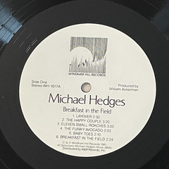 Windham Hill LPs: Lot of (6), Hedges/Story/Forman, more, EXC