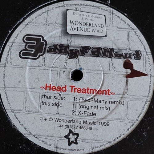 3 Day Fallout – Head Treatment – 12″ Vinyl 1999 WA2 – ABET
