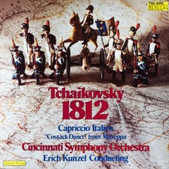 1812 TCHAIKOVSKY Cincinnati KUNZEL 1979 LP Telarc DG-10041 NM/VG++