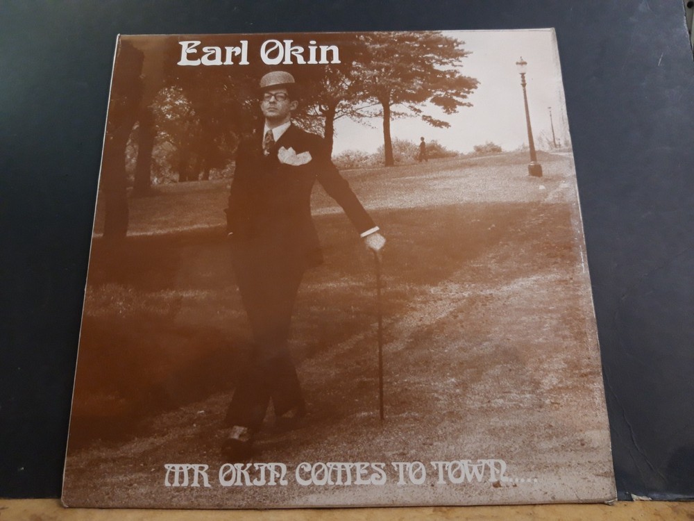 EARL OKIN Mr Okin Comes To Town LP 1978 UK original Jazz Spoken Word Bossa