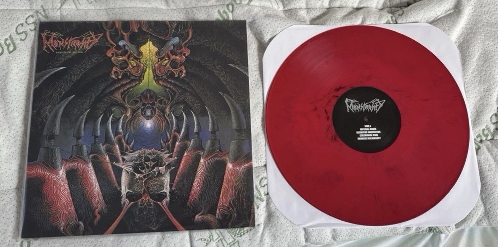 Monstrosity – Imperial Doom 2025 Reek Of Death Records Red LP Vinyl NEW