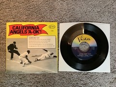 California Angels ‘A-OK’! 1966 Official Fight Song 45rpm & Pix Sleeve MINT/MINT-