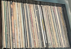 Mystery Box of Assorted Vintage Vinyl Albums W/Sleeves Lot of 25+