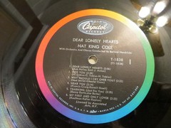 Nat King Cole – Dear Lonely Hearts – LP 1962 Capitol, Mono – Pop, Jazz – OG
