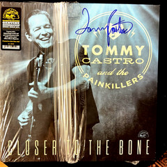 Tommy Castro – Closer To The Bone NEW Vinyl LP Blue Clear Vinyl SIGNED