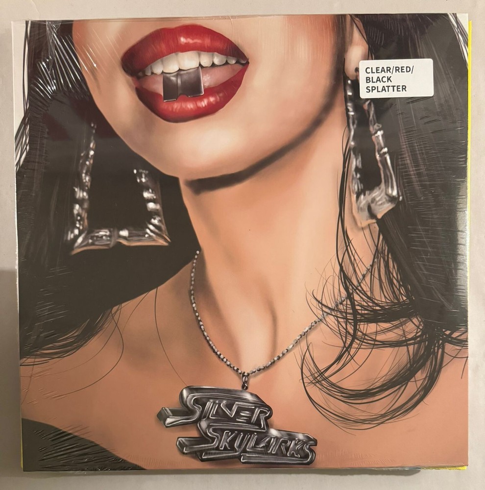 SILVER SKYLARKS – THE NUMBER ONE SET AND SOUND – CLEAR/RED/BLACK SPLATTER LP -A4