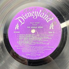 Walt Disney The Jungle Book Vinyl LP Soundtrack ST-3948 Disneyland Records 1967