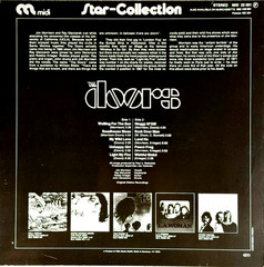 The Doors Star Collection LP German Press MID 22 001 VG+/VG Jim Morrison