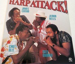 James Cotton, Junior Wells, Carey Bell, Billy Branch Harp Attack! AL 4790 EX