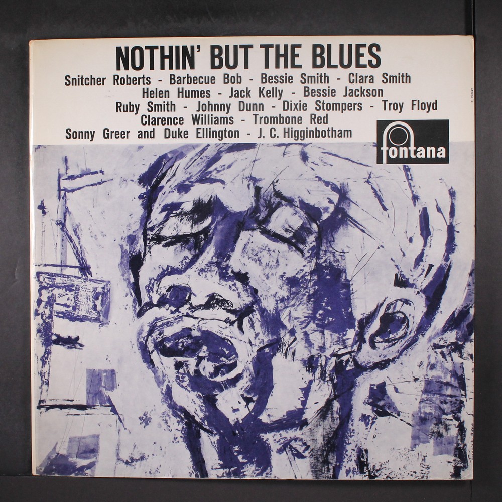VARIOUS: nothin’ but the blues FONTANA 12″ LP 33 RPM UK