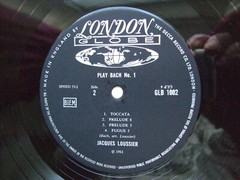 Jacques Loussier – Play Bach No 1 Classic Crossover Jazz album MONO LP London