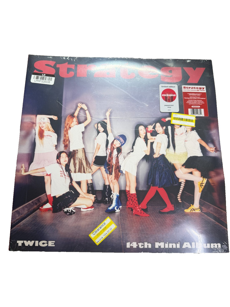 TWICE Strategy: 14th Mini Album (LP, 2024) SEALED Target LE PEPPERMINT RED Vinyl