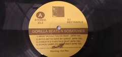 Vintage 1990s Pressing DJ RECTANGLE: Gorilla Beats n Scratches Vinyl