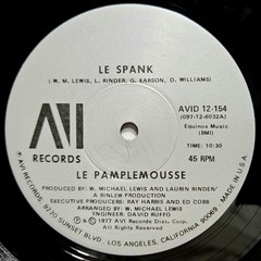 BOOGIE / DISCO-FUNK – LE PAMPLEMOUSSE – LE SPANK – AVI RECORDS ORIGINAL PRESSING