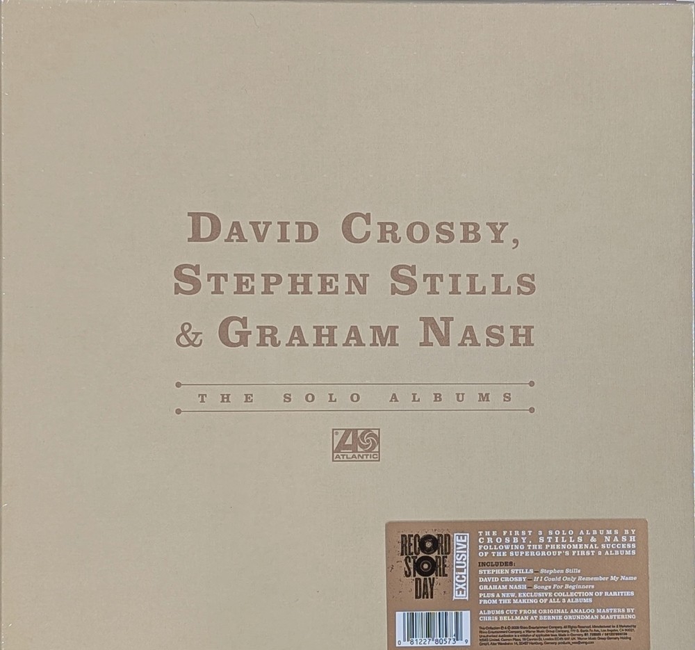 DAVID CROSBY, STEPHEN STILLS & GRAHAM NASH The Solo Albums SEALED 4LP RSD