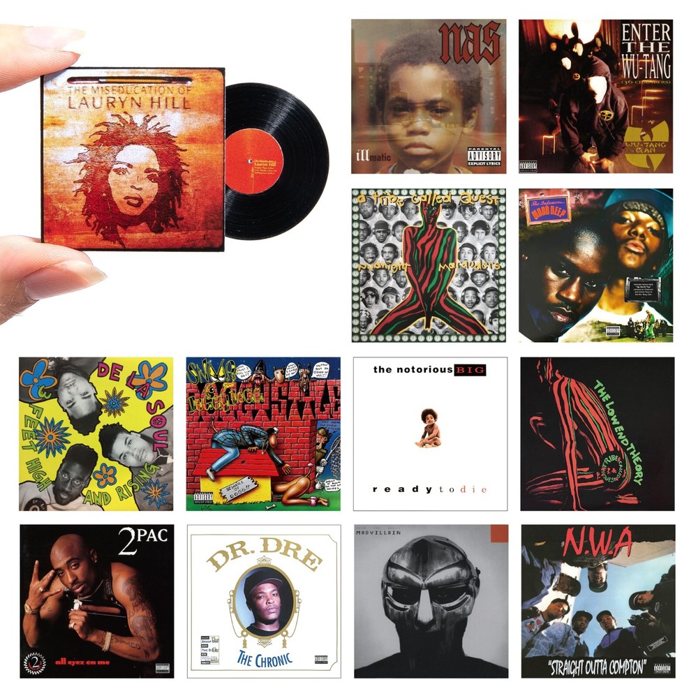 MINIATURE VINYL – HIPHOP RNB – VARIOUS TITLES Exquisite miniatures made by Japan