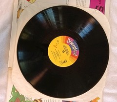 Disney Snow White & The Seven Dwarfs Read Along Book Record LP Storyteller VTG