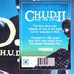 C.H.U.D. II Bud The Chud Original Soundtrack LP Vinyl Terror Vision LE Sealed