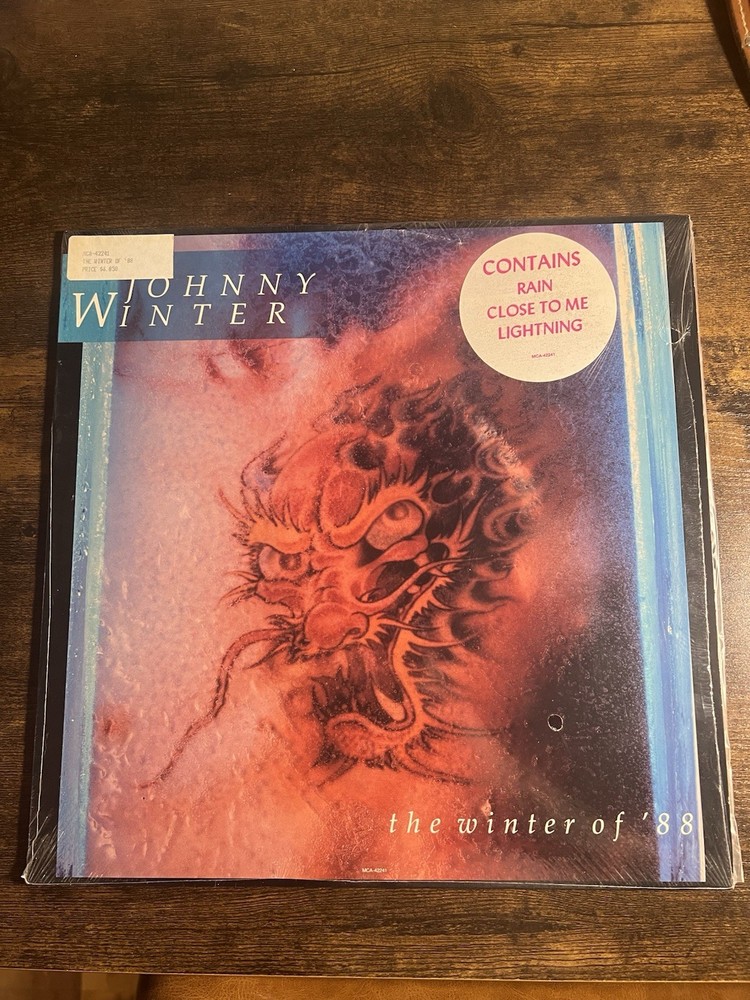 Johnny Winter The Winter of 88 Vinyl LP NM/NM Blues Rock