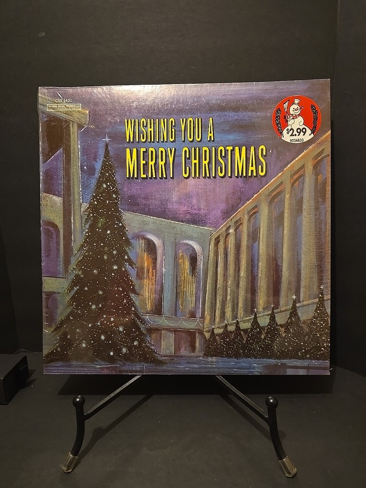 WISHING YOU A MERRY CHRISTMAS LP ORIGINAL PRESS Various Artists SEALED! Mint