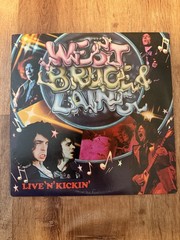 West Bruce & Laing Live ‘n’ Kickin’ LP Columbia Windfall KC 32899 Stereo 1974 Vi