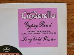 Cinderella Gypsy Road 1988 PROMO MERCURY 12″ LP VG+/EX CLEAN VINYL ORIGINAL HTF
