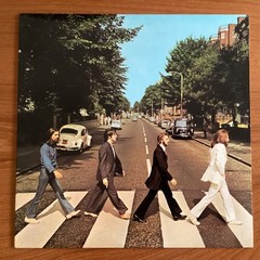 The Beatles Abbey Road 1980s rainbow label LP near-mint album Lennon McCartney