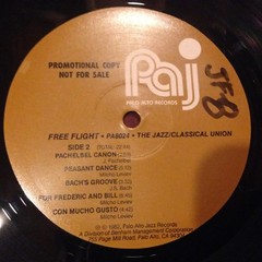 [JAZZ]~VG+ LP~The JAZZ/CLASSICAL UNION~Free Flight~[1982~PALO ALTO~PROMO~Issue]