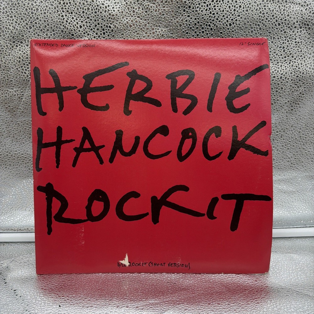 Herbie Hancock Rockit 1983 Columbia 44-03978 Pitman 2 mixes 12″ Single NEAR MINT