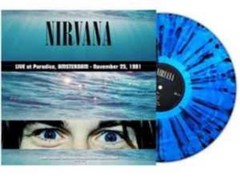 Nirvana Live at Paradisio Amsterdam November 2 Limited Live Blue Vinyl LP New
