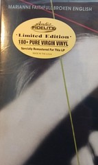 MARIANNE FAITHFULL BROKEN ENGLISH MINT/SEALED Audio Fidelity 180g vinyl LP