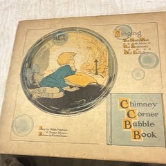 Victor Chimney Corner Bubble Book 78 RPM Shellac Box Set Illustrated Book