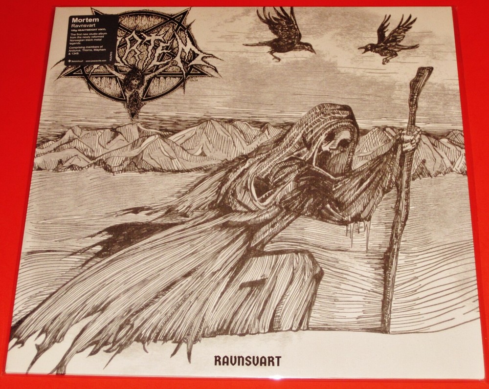 Mortem: Ravnsvart LP 180-Gram Vinyl Record 2019 Peaceville EU VILELP815 NEW